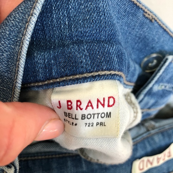 J Brand Lovestory Low Rise Flare Bellbottom Jeans - Picture 10 of 16